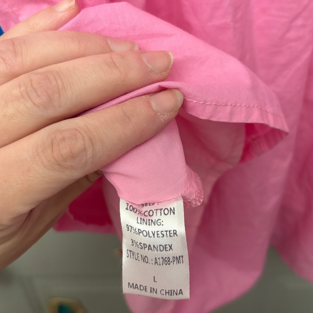 Pink Ruffle Sleeve Mini Dress - Picture 5 of 5